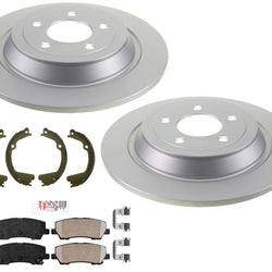 320MM Rear Disc Brake Rotors Pads Hardware Brakes For Ford Mustang 2015-2022
