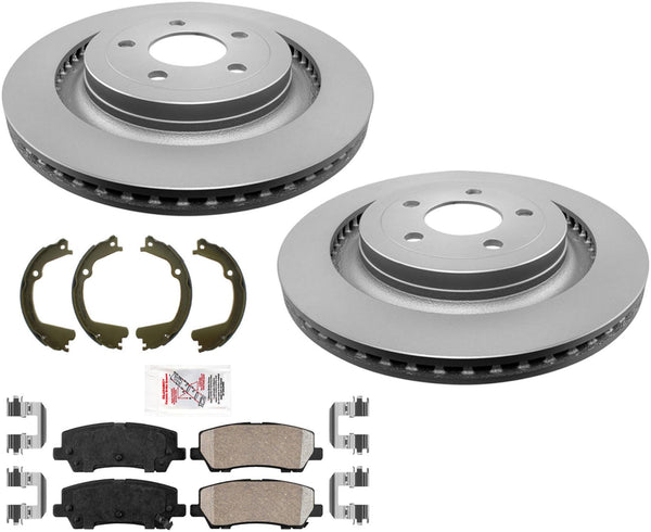 For Ford Mustang 2015-22 with Performance Package Disc Brake Rotors Brake Pads