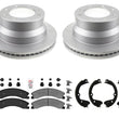 For Chevrolet Express Van 4500 Rear DRW Disc Brake Rotors Brake Pads & Parking