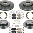 For Toyota Avalon 2000-04 Performance Carbon Disc Brake Rotors Disc Brake Pads