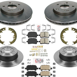 For Toyota Avalon 2000-04 Performance Carbon Disc Brake Rotors Disc Brake Pads