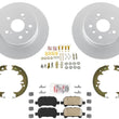 For Toyota Avalon 2000-04 Rear Disc Brake Rotors Coated Disc Brake Pads Parking