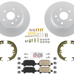 For Toyota Avalon 2000-04 Rear Disc Brake Rotors Coated Disc Brake Pads Parking