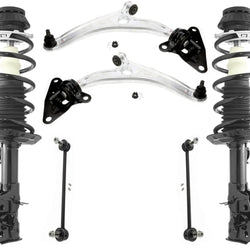 Front Complete Struts Lower Control Arms & Sway Bar Links For Honda CR-Z 11-15
