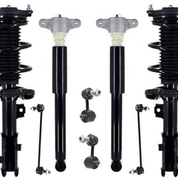 Front Struts Rear Complete Shocks & Sway Bar Links For Kia Forte GT 2020-2022
