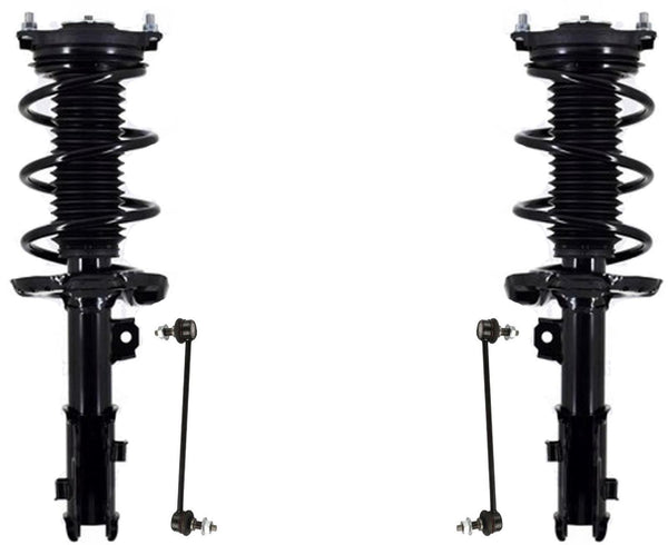 Front Complete Struts Assembly & Sway Bar Links For Kia Forte GT 2020-2022