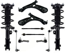 Front Struts Lower Control Arms Tie Rods & Links For Kia Forte 2.0L 2019-2021