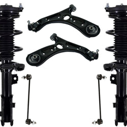 Front Struts Lower Control Arms & Sway Bar Links For Kia Forte 2.0L 2019-2021