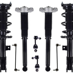 Front Struts Complete Rear Shocks & Sway Bar Links For Hyundai Santa Fe 19-2020