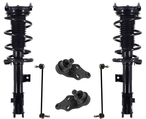 Front Complete Struts Ball Joints & Sway Bar Links For Hyundai Santa Fe 19-2020