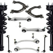 Front Complete Struts Control Arms & Links For Tesla S 2014-19 All Wheel Drive