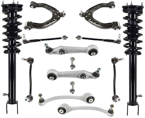 Front Struts Control Arms Tie Rods & Links For Tesla S 2012-16 Rear Wheel Drive