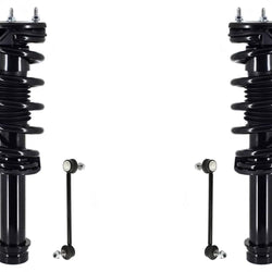 Front Complete Struts & Sway Bar Links For Tesla S 2014-19 All Wheel Drive