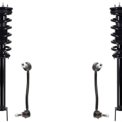 Front Complete Struts & Sway Bar Links For Tesla S 2012-2016 Rear Wheel Drive