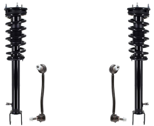 Front Complete Struts & Sway Bar Links For Tesla S 2012-2016 Rear Wheel Drive