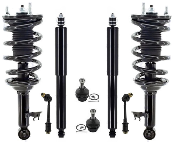 Front Struts Shocks & Links For Toyota Tacoma  05-2015 Rear Wheel Drive 5 Lug