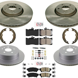 Performance Carbon Disc Brake Rotors & Pads For Lexus GS350 F Sport 2013-2020