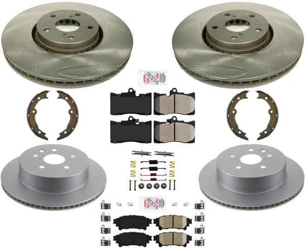 Performance Carbon Disc Brake Rotors & Pads For Lexus GS350 F Sport 2013-2020