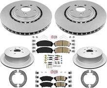 Rotores de freno de disco revestidos y pastillas de cerámica para Lexus RX350 y RX450h 2010-2015