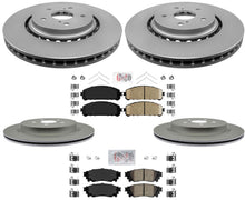 Coated Disc Brake Rotors Ceramic Pads For Lexus RX350 2016-2021 & RX450h 16-20