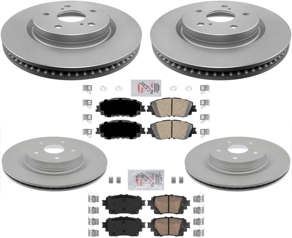 Coated Disc Brake Rotors & Ceramic Pads For Lexus UX200 UX250h 2022-2023
