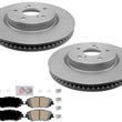 Coated Disc Brake Rotors Ceramic Pads For Lexus UX200 UX250h 2022-2023