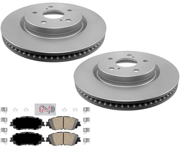 Coated Disc Brake Rotors Ceramic Pads For Lexus UX200 UX250h 2022-2023