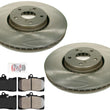 Premium Disc Brake Rotors and Brake Pads For Lexus IS350 21-23 Rear Wheel Drive