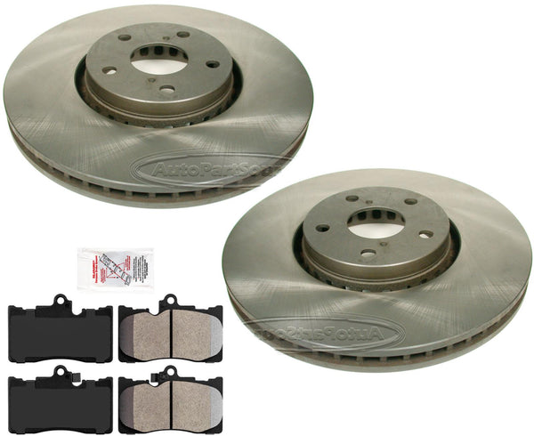 Premium Disc Brake Rotors and Brake Pads For Lexus IS350 21-23 Rear Wheel Drive