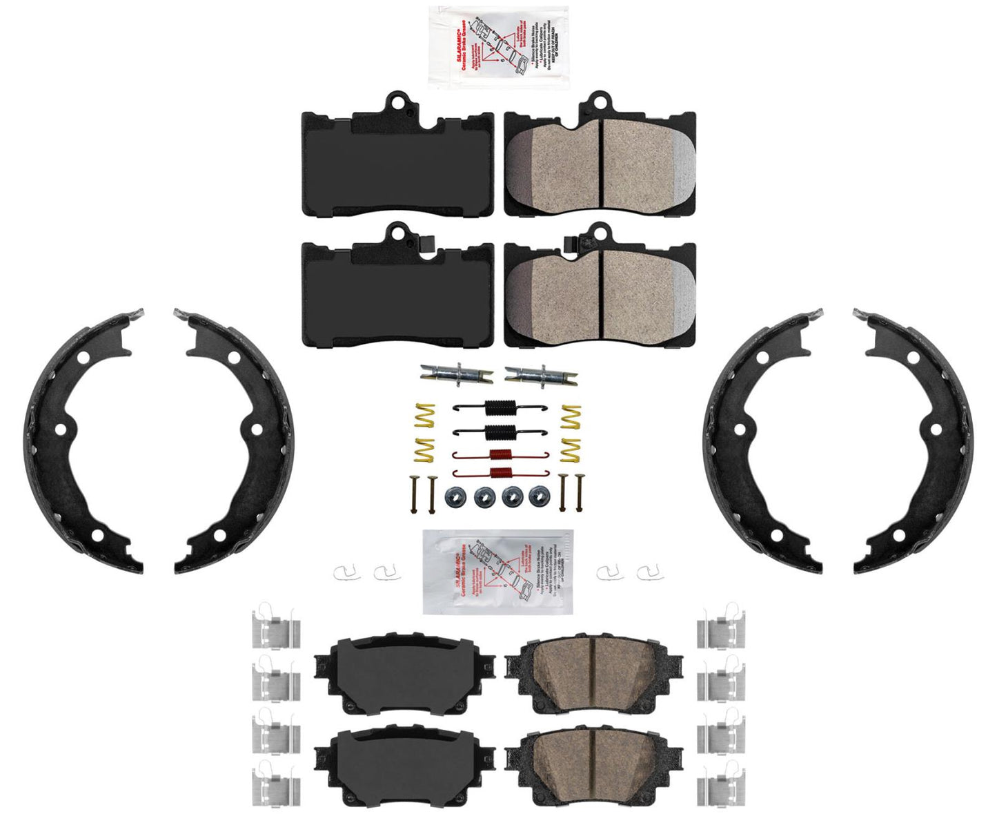 Para Lexus IS350 2021-2023 Kit de zapatas de freno de disco con tracción total