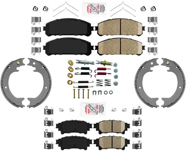 Pastillas de freno de disco de cerámica, zapatas de estacionamiento para Lexus RX350 2010-2015 y RX450h 10-15