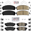 Front & Rear Ceramic Disc Brake Pads For  Lexus RX350 2016-2021 & RX450h 16-20