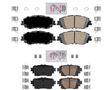 AmeriPRO Pastillas de freno de disco de cerámica delanteras y traseras para Lexus UX200 UX250h 2022-2023