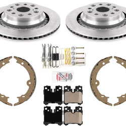 Rear Performance Carbon Disc Brake Rotors & Pads For Lexus LS600h 2008-2016
