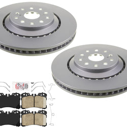 Front Performance Carbon Disc Brake Rotors & Pads For Lexus LS600h 2008-2016