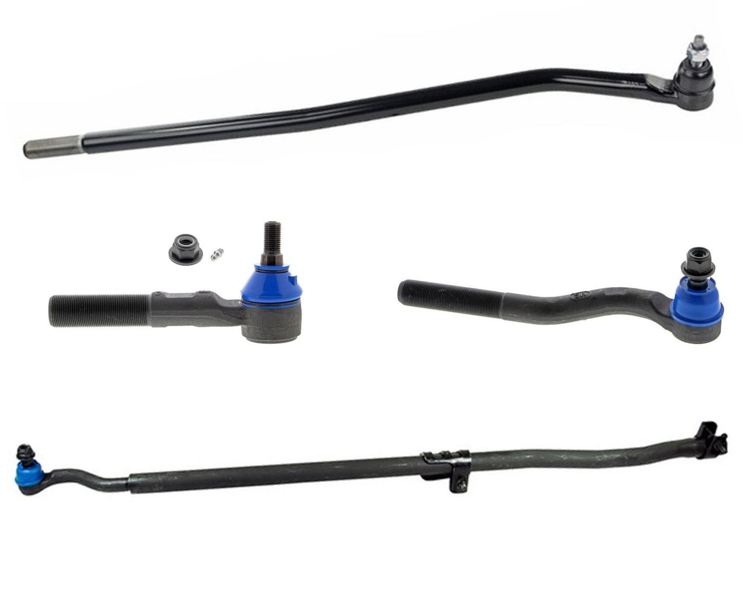 Front Tie Rods & Drag Link Kit For Jeep Wrangler 2007-2017 & Wrangler JK 2018