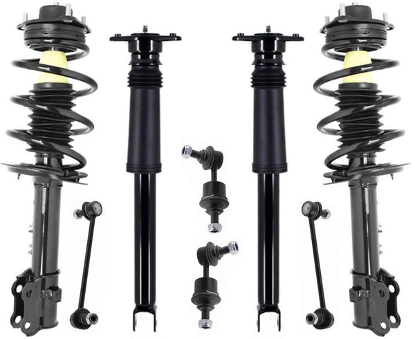 Front Struts Complete Shocks & Links For Kia Sportage 2011-13 Front Wheel Drive