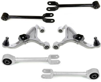 Rear Left  & Right Upper & Lower Control Arms For Nissan Altima 2007-2013 Coupe