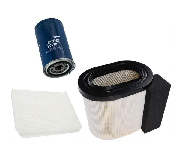 For 17-19 Ford F250 6.7L Turbo Powerstroke Air Filter Cabin & Oil Filter 3pc