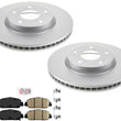Front GEO-Coated Brake Rotors & Brake Pads For Honda Accord 1.5L 2018-2022