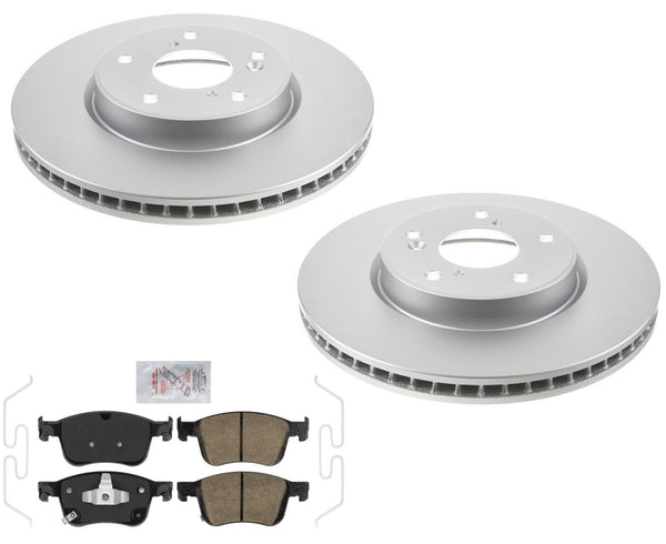 Front GEO-Coated Rotors & Pads For Honda Accord 2.0L Turbo 2018-2022
