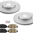 Front 292MM Rotors & Brake Pads for Honda Accord 2.4 Engine Accord EX-L EX 13-17