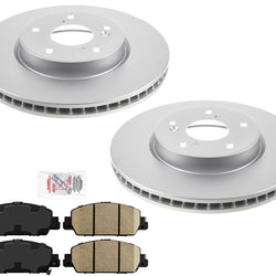 Front 292MM Rotors & Brake Pads for Honda Accord 2.4 Engine Accord EX-L EX 13-17