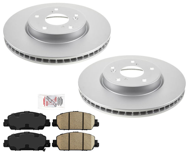 Front 292MM Rotors & Brake Pads for Honda Accord 2.4 Engine Accord EX-L EX 13-17