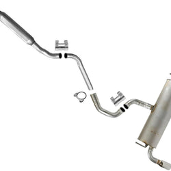 Silenciador de tubo de extensión de resonador para Jeep Cherokee 2.4L tracción delantera 14-18