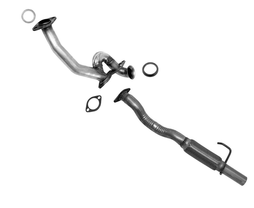 thumbnail image 2 of EXC Aluminum Exhaust Flex Pipe For Ford Edge & Lincoln MKX (2007-2010) – Includes Bolts & Gasket 2 of 6