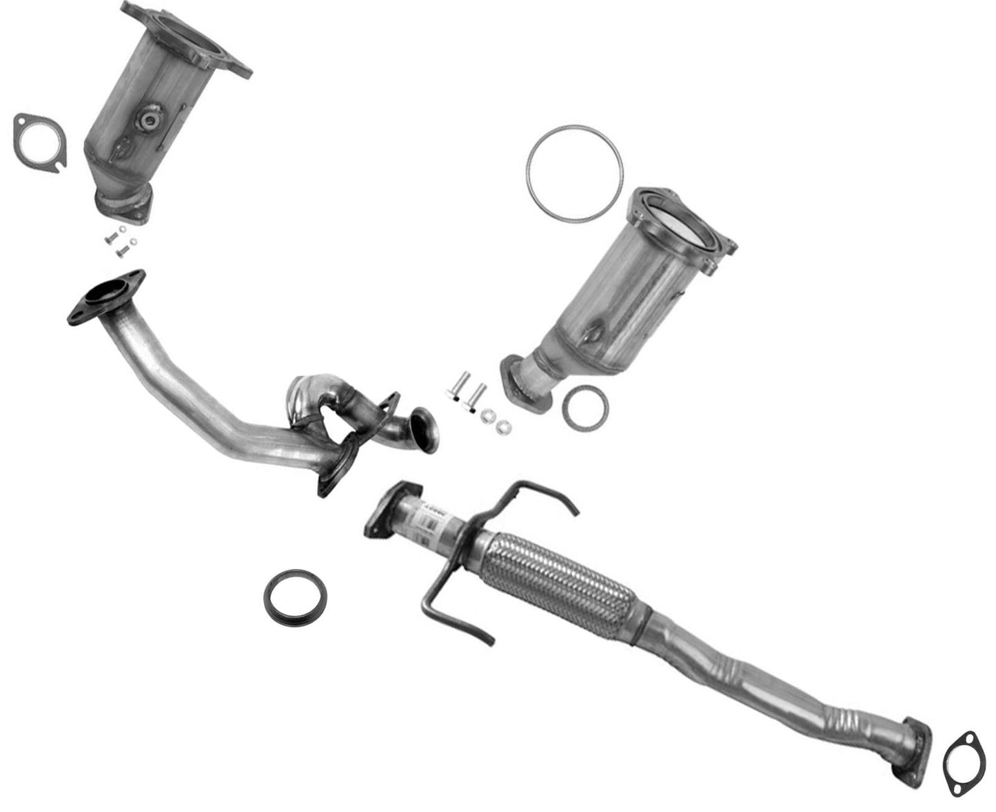 Convertidores de tubo intermedio medio para Mazda CX-9 3.7L 07-15 REF# CY01-40-550C