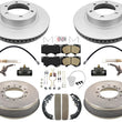 Coated Rotors Pads Hardware Brake Drums For Toyota Tacoma 4x4 6 Lug 2005-2022