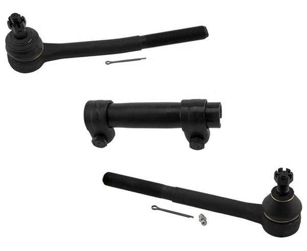 Fits For 1985-2005 Rear Wheel Drive GMC Astro Van 2 Tie Rod Ends Sleeve 3pc