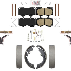 AmeriPro Master Disc Brake Pad Brake Shoes For Toyota Tacoma 2005-2022 4x4 6 Lug